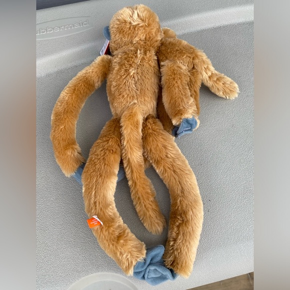 Wild Republic Hanging Monkey Plush Gray Brown Langur Stuffed Animal Mom & Baby - Picture 5 of 8